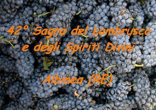 Sagra del Lambrusco e degli Spiriti Divini, Albinea (RE) Sagra del Lambrusco e degli Spiriti Divini, Albinea (RE)