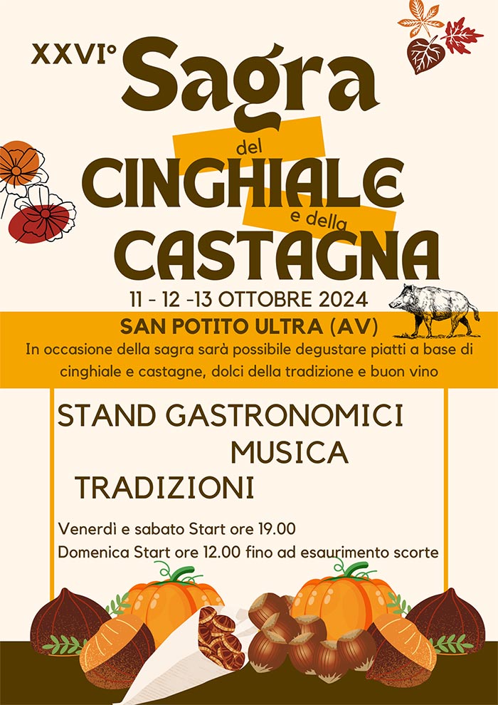 sagra del cinghiale e della castagna